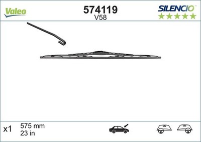 Wischblatt für ALFA ROMEO FIAT LANCIA AIXAM 145 146 BRAVA BRAVO I IDEA MAREA
