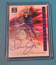 2019-20 Panini Impeccable Extravagance 16/99 Devean George #EA-DGR Auto (B3)