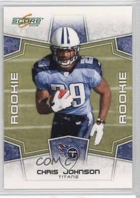 2008 Score Rookie Rookie No Player Bio Text Chris Johnson #348 RC 7l6