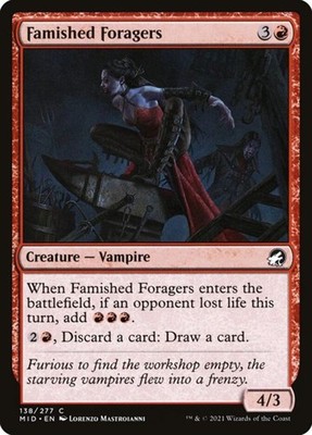 Famished Foragers (Innistrad: Midnight Hunt 138) - Common Magic: The Gathering C