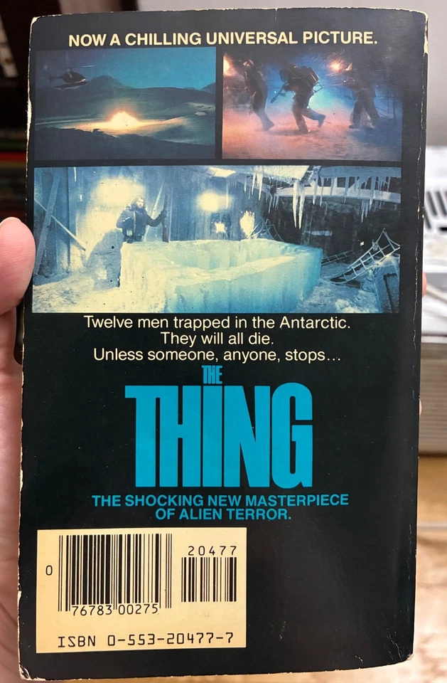 Alan Dean Foster The Thing Novel - Image 2 of 2