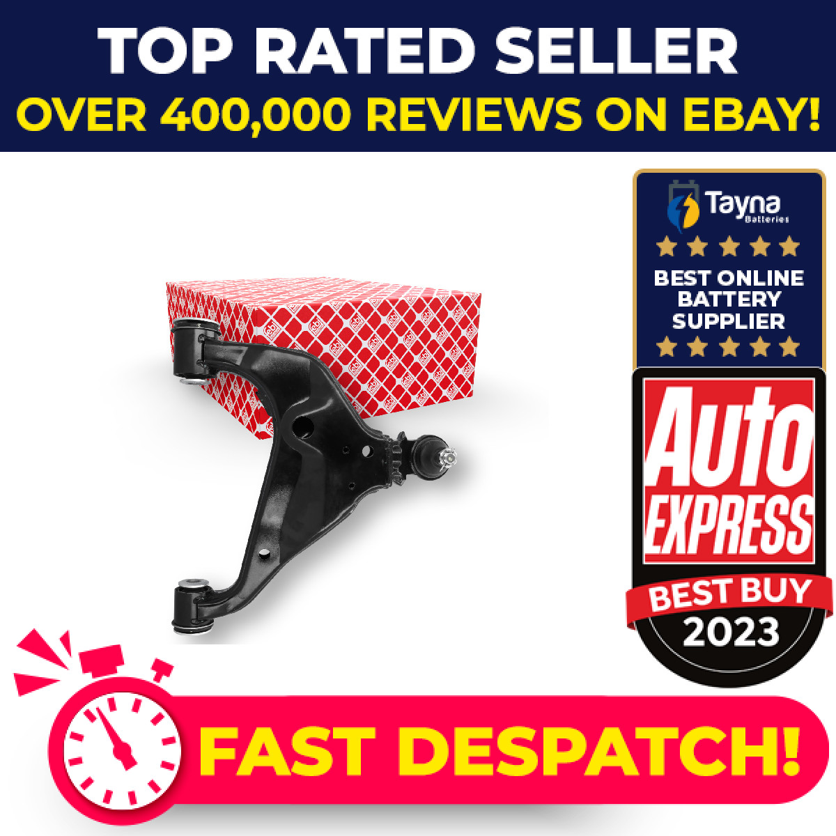 Wishbone / Suspension Arm fits TOYOTA HILUX Mk8 2.8D Front Lower, Right 2015 on