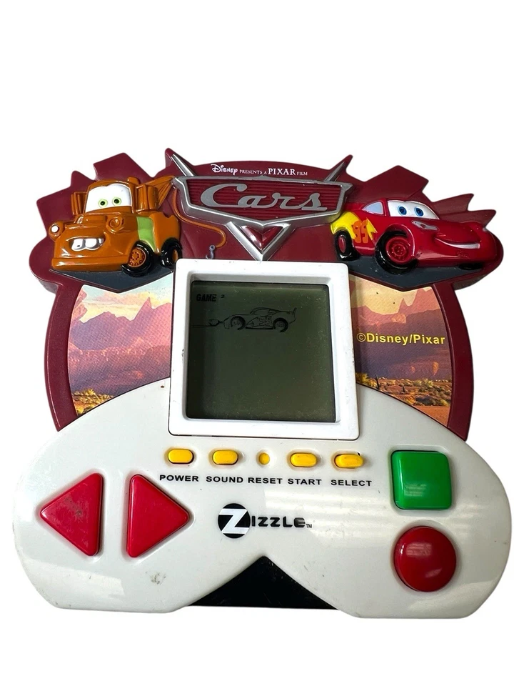 Walt Disney Disney Pixar Cars Videojuego Electrónico Portátil Zizzle 2007 FUNCIONA Foto 2 de 4