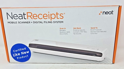 Neat Receipts Mobile Scanner Digital Filing System NM-1000