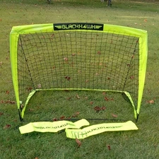 Franklin Sports Blackhawk Soccer Goal  Pop up  Indoor/Outdoor 4' x 3' Portable