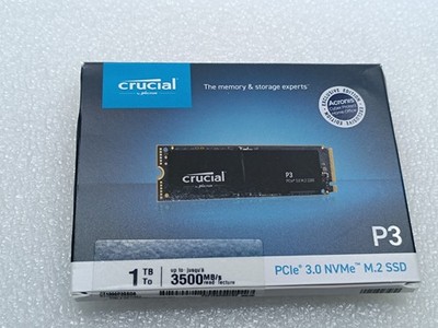 Crucial P3 1TB NVMe M.2 2280 SSD PCIe Gen 3x4 bis zu 3500MB/s - NEU_0,03_6