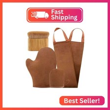 FUNAN Self Tanning Applicator Kit with Tanning Glove for Self Tan Mitt, Back Lot