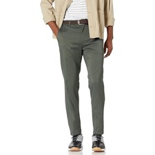 Amazon Essentials Men's Slim-Fit Stretch Golf  Olive Green Pant - 31W X 28L