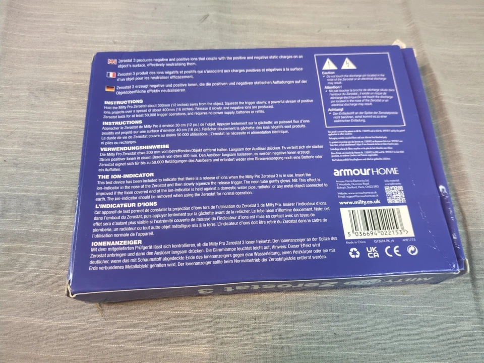 Pistola antiestática Milty Zerostat 3 - azul Foto 2 de 3