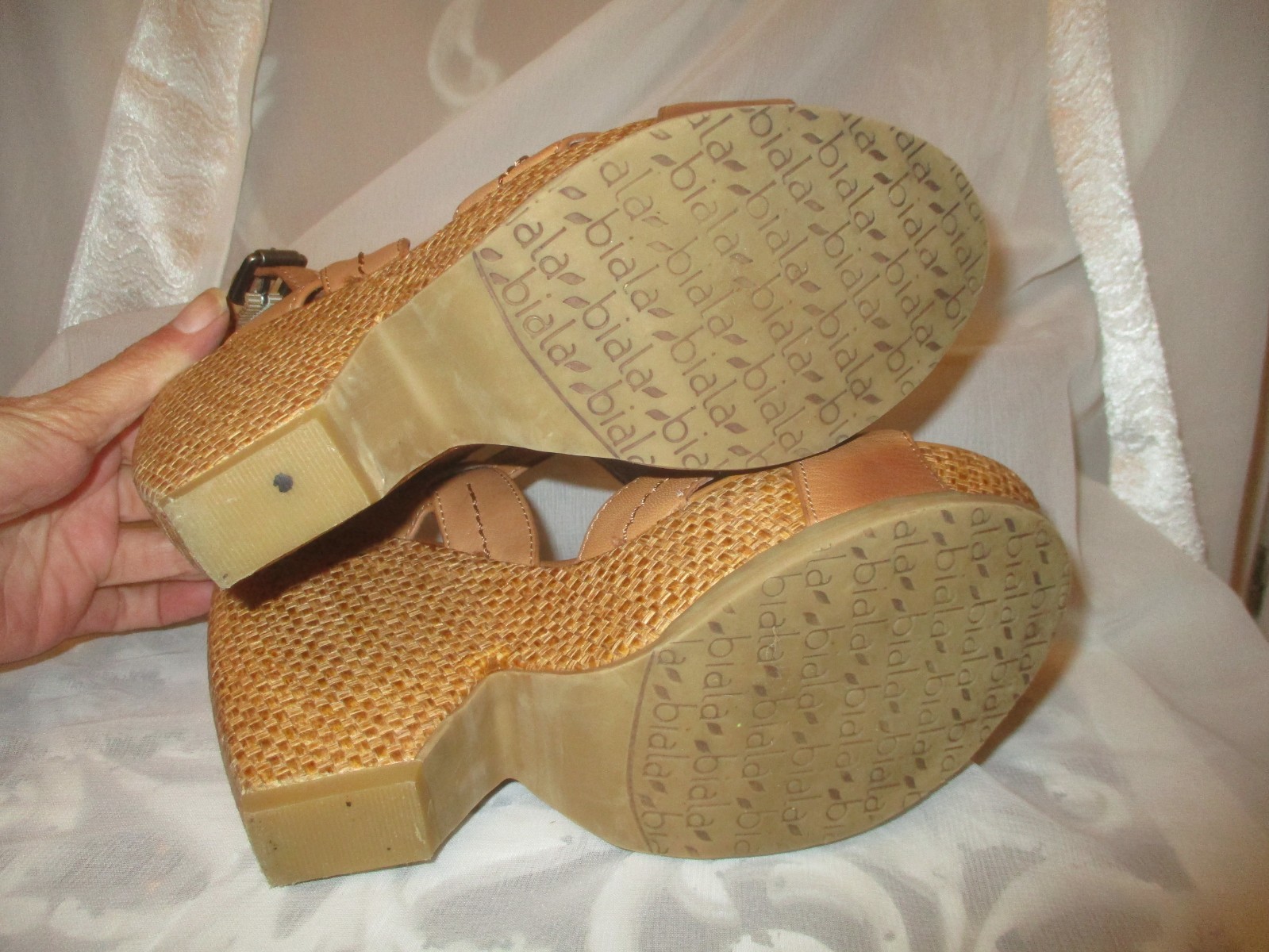 Biala leather platform sandals - image 18