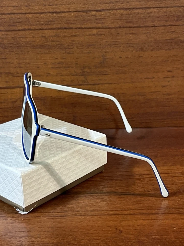 Gafas de sol de esquí vintage años 80 Japón 2570 aviador tricolor retro con lentes espejadas Foto 4 de 4