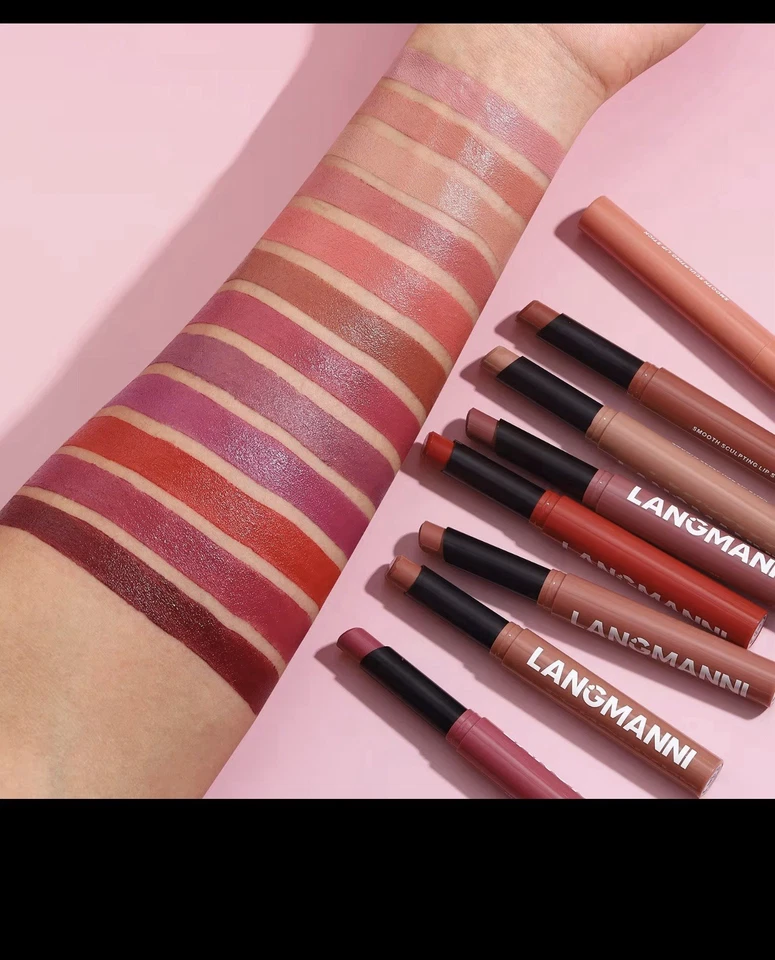 12 colors Twist Matte Lipstick set- Waterproof Highly Pigmented Long Lasting - Image 2 of 4