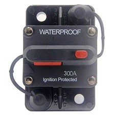 300 Amp Circuit Breaker 30A-300A with Manual Reset Waterproof Inline Fuse Inv...