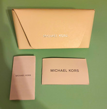 Michael Kors Beige Hard Case for Glasses Unisex Eyeglass Case