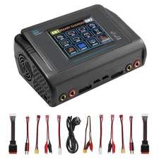240W 10A Lipo Battery Charger, Dual Channel Fast Balance Charger for 1S-6S LiPo
