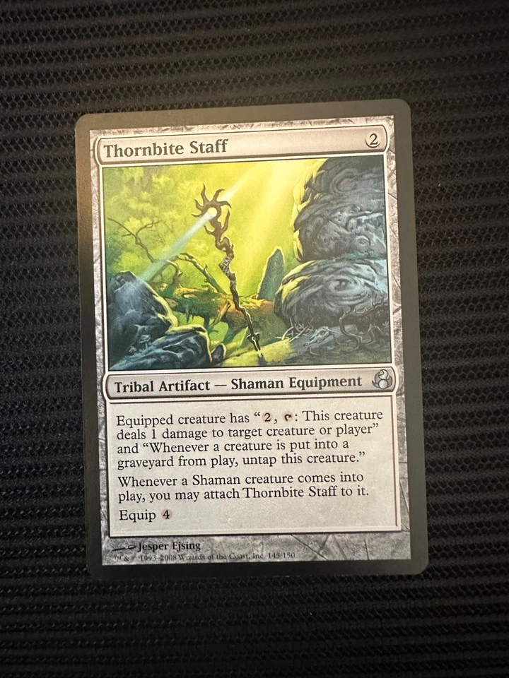 1x Thornbite Staff #145 (NM / LP) Morningtide MOR Magic MTG English ENG - Image 2 of 3