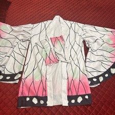 Demon Slayer Kimetsu No Yaiba Kochou Shinobu Kimono Cosplay Butterfly Costume