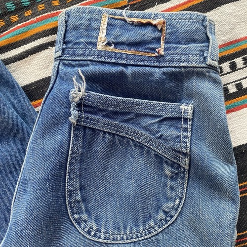 Vintage 70’s Levi’s Bell Bottom Denim Jeans. Boho. Hippie. Festival. Größe 25/32. - Bild 2 von 22