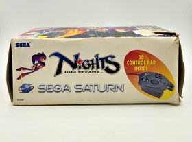 Nights Into Dreams Sega Saturn Video Game & 3D Controller Box Manual Tested CIB
