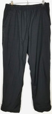 VTG Nike Storm Fit Men Windbreaker Pants Sz M Black Pull On Athletic Outdoor