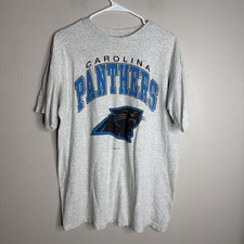 Vintage Starter Carolina Panthers T Shirt Men s XL Gray USA Single Stitch 1993