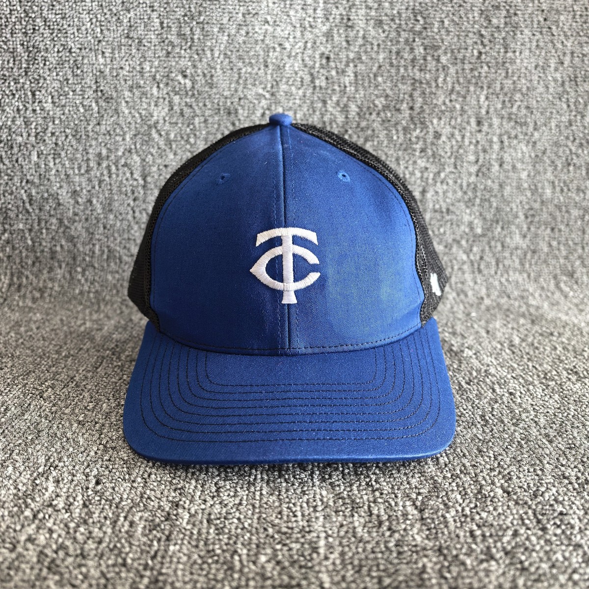 '47 Brand Minnesota Twins MLB Trucker Hat Blue Black Snapback Cap