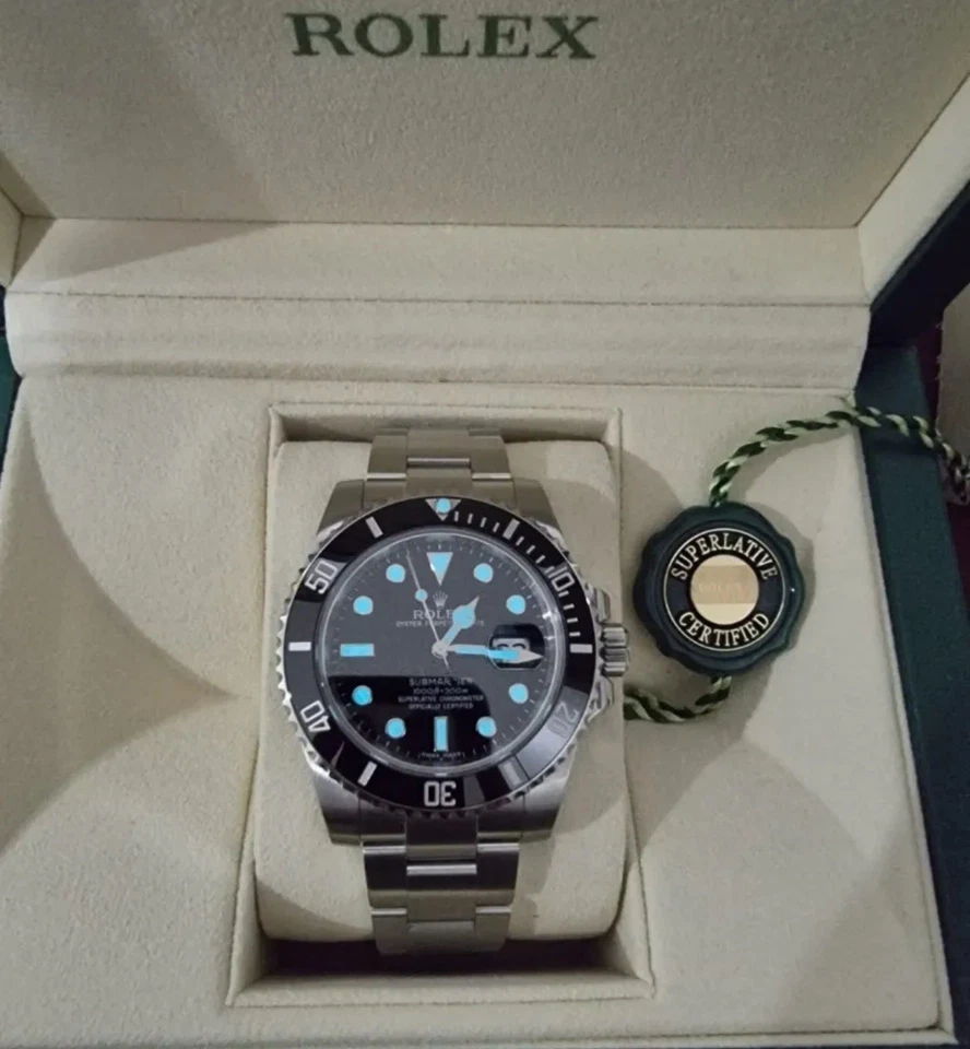 Reloj Rolex Submariner negro para hombre - 16610 Foto 2 de 4