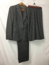 Vintage Evan-Picone Gray 3 Piece Suit Blazer Skirt Pants Women s Size 12