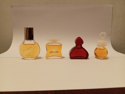 Le Coffret des Créateurs Paris seltene Miniatur Box mit 4 Parfums Made in France