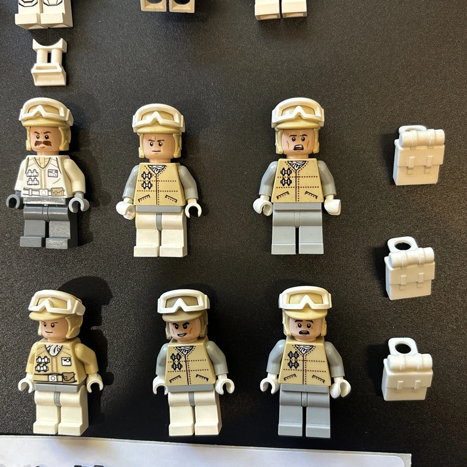 Lego Star Wars Hoth Rebel Snow Trooper Battle Minifigura Tauntaun Ejército Lote Foto 4 de 4