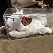 Rare!!Ty Beanie Babies Mystic The Unicorn - 04007