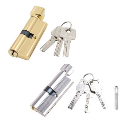 Metal Door Lock Cylinder with 3 Keys Entry Front Door Deadbolt Locksets