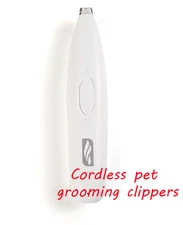 Cordless Low-Noise Dog Grooming Clippers Long Run Time Quiet Pet Hair Trimmer