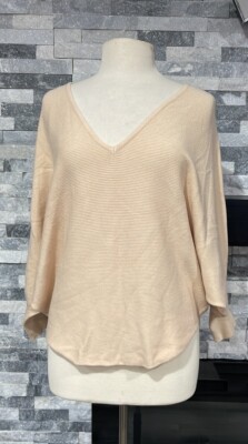 Kerisma Sweater Women s Poncho Pullover Beige S/ M