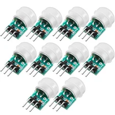 10 Pieces Am312 Pir Sensor Mini Pir Motion Sensor Infrared Human Body Pyroele...