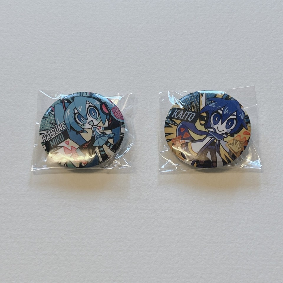 Miku Expo 2024 Official Hatsune Miku Penlight Glowstick Badge Button