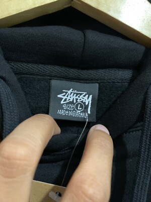 Stussy 24ss CALIFORNIA GROWN HOODIE ブラック Stussy California Grown Hoodie Black – N-Hype