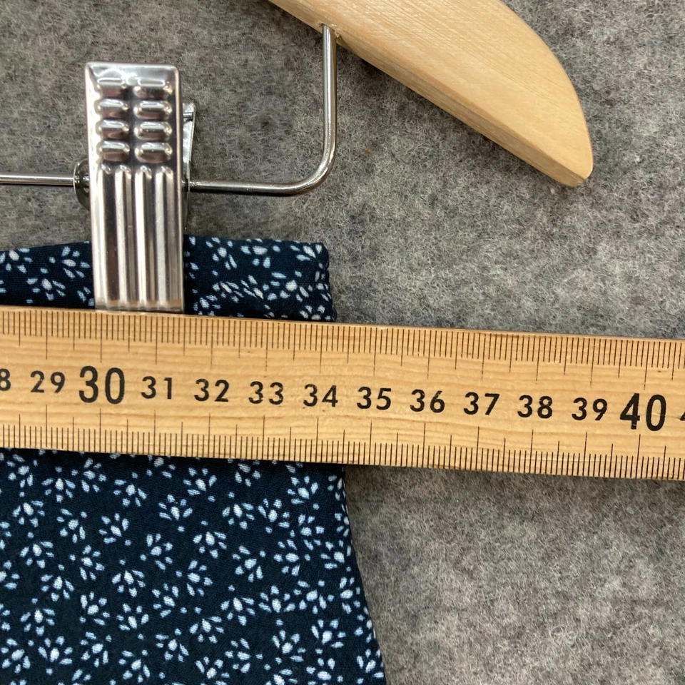 H&M женская юбка размер 6 синий цветочный мини трапециевидный молнии вискозы 5619 - Изображение 4 из 4