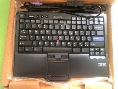 Original Lenovo IBM SK-8840 PS/2 TrackPoint Wired Keyboard UltraNav - US English