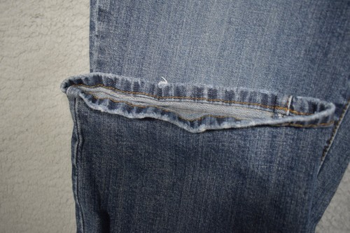 TINT Jeans Women's Size 12 Distressed Straight Leg Mid-Rise Embroidered Pockets - Picture 9 of 10