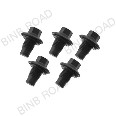 5PCS Motorölablassschraube für Land Rover LR4 Range Rover Evoque Sport Velar