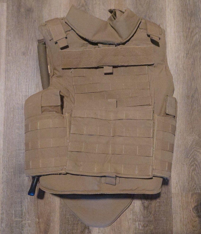USMC MTV Plate Carrier Small KDH Coyote Brown Body Armor Modular