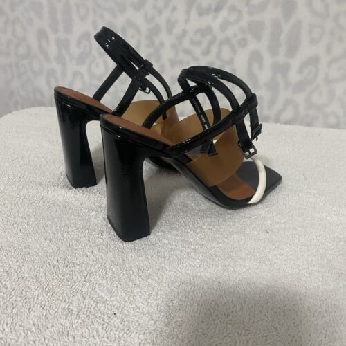 ASOS DESIGN Women’s Native Triple Strap Block Heeled Sandals Size UK 3/US 5 NWOT - Picture 2 of 9