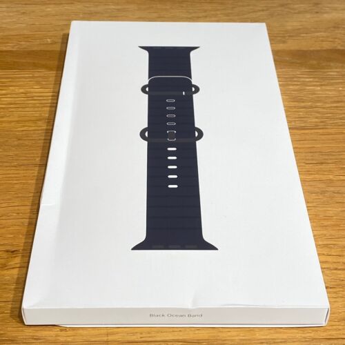 🟢 Apple Watch Ultra 2 Strap 49mm Black Titanium Ocean Band Sealed 100% Original - 第 4/16 張圖片