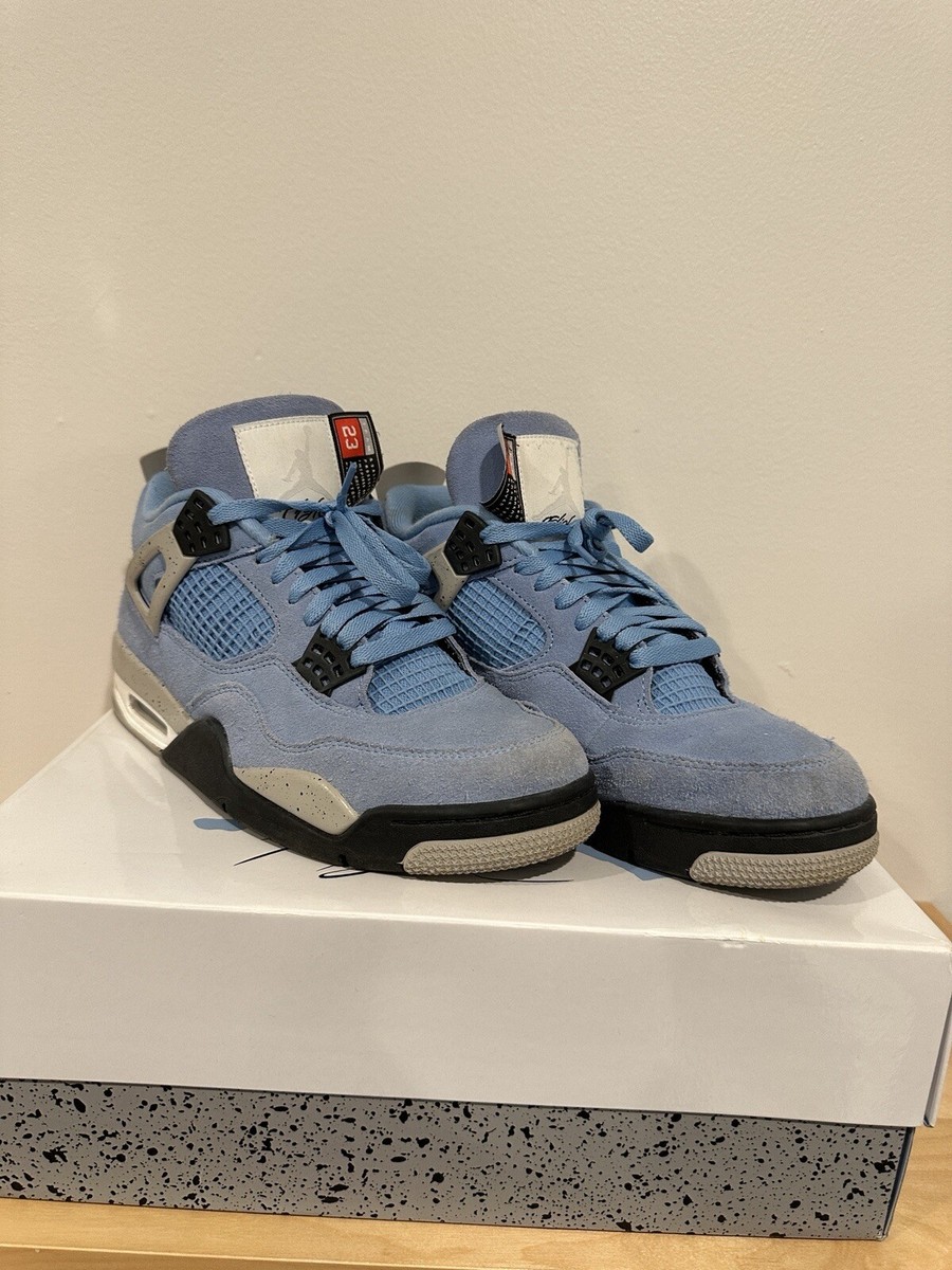 Size 9.5 - Jordan 4 Retro Mid University Blue 194501088343| eBay