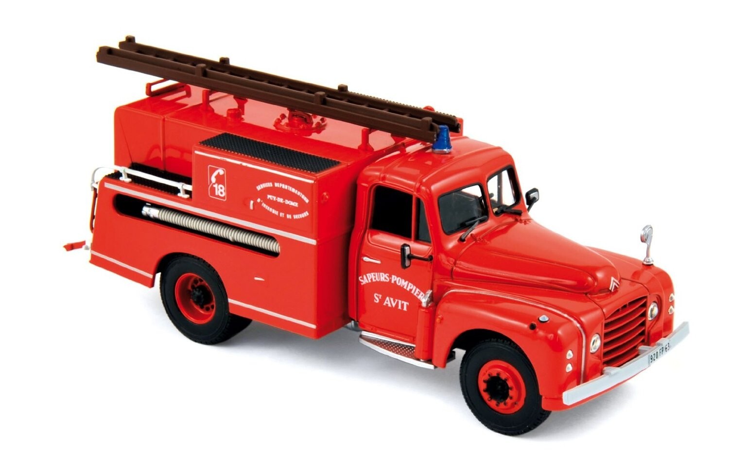 Citroen T46 1962 Norev 159988 camion pompier Guinard 1/43 zamak