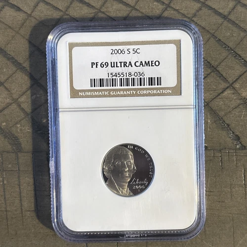 2006-S Proof Jefferson Nickel - NGC PF 69 Ultra Cameo!!!