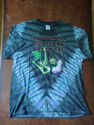1999 VINTAGE GEORGE CLINTON P-FUNK ALL STARS WOODSTOCK TYE 1999 VINTAGE GEORGE CLINTON P-FUNK ALL STARS WOODSTOCK TYE