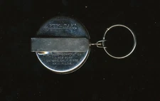 E1 - VINTAGE KEY-BAK SELF RETRACTING KEY CHAIN REELW/ BELT HOLDER, WEST COAST