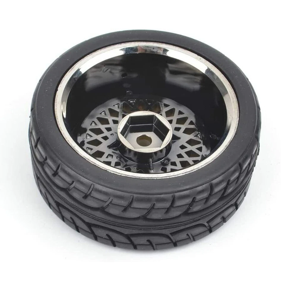 1:10 on Road Tires Wheel Rims for 1/16 Scale RC Rally Car Kyosho Traxxas Tamiya - Image 3 of 4